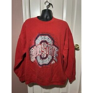 Lee Sport Ohio State Buckeyes Crewneck Mens Size XXL Water Drops Vintage 90s